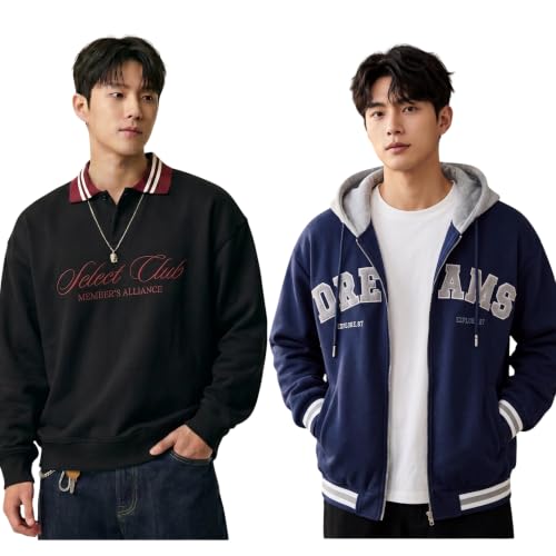 Image of Lymio Hoodie Sweatshirt for Men | Unisex Sweatshirt | Lightweight Full Sleeve Regular Fit (Also Available in Packs) (SSM-W-01-02)