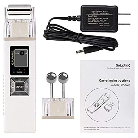 Galvanic Facial Machine Portable Professional Galvanic Microcurrent Skin Firming Machine with Case Anti-aging Galvanic Roller Skin Care Spa for Salon and Home Use, Shipping from USA Cover