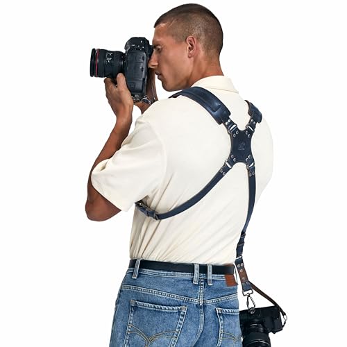 Padwa Lifestyle Blue Dual Camera Harness Strap for Two-Cameras - Image 4