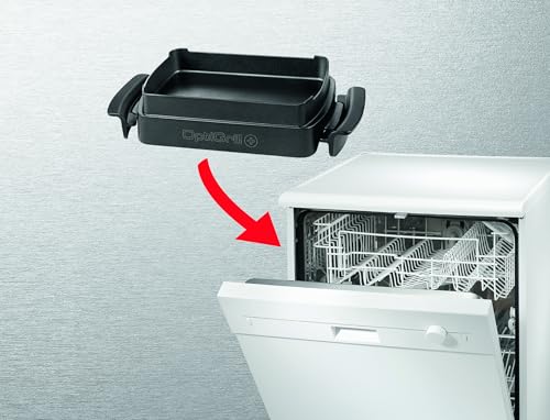 Tefal GC712D Optigrill + Opiekacz elektryczny 2000 W, stal nierdzewna, srebrny/czarny, wymiary 30x20 cm, dla 1-4 osób, 6 programów
