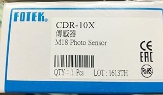 Fotek CDR-10X M18 Photo Sensor, Reflex Type, Sensing Direction: Horizontal, Sensing Distance 10cm, Operating Voltage 10~30VDC,Output NO NPN & PNP 150mA max.