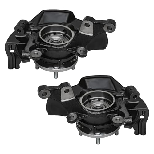 Image of Detroit Axle - Front Steering Knuckles & Wheel Hub Bearings Struts Sway Bar Links Rear Shock Absorbers Replacement for 2011 Hyundai Sonata 2.4L