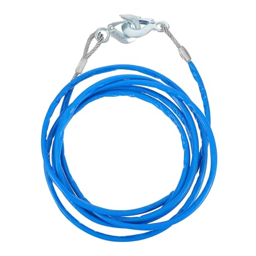 Gogogmee 1Pc Truck Pulling Rope Wire Towing Strap Durable Trailer Winch Rope for Emergency Use Stable Installation Load Capacity