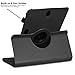 World biz 10 inch Tablet Case - Universal Stand Case Folio Cover Leather 360° Rotating Case Fits for Samsung Tab A7/A8, Tab A9 plus 11",iPad 9.7/10.2,iPad 10.9, Lenovo Tab M10, Fire HD 10 (Black)