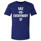 500 LEVEL Oklahoma City Thunder Vs. Everybody Shirt (Royal Blue, XXX-Large)