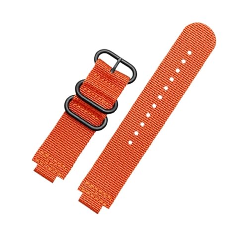 [X] ʌ^ 16mm voh JVI Fit For G-Shock GM110 GM2100 GA900 GBA-800 GBD-800 GA-800 Y ǃiC LoX vXgbv uXbg(Orange black bu