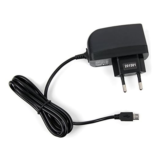 DURAGADGET Cargador (2 Amperios) para Libro electronico eReader Tagus Iris 2017 | inkBOOK Classic 2 - con Conexión Micro USB Y Enchufe Europeo De Pared - Certificado por La CE