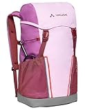 VAUDE Kinderrucksack Mädchen Puck - komfortabler Wanderrucksack Kinder 10L, Wetterfester Schulrucksack mit Regenhülle & Lupe, viel Stauraum - raspberry, Mittelgroße