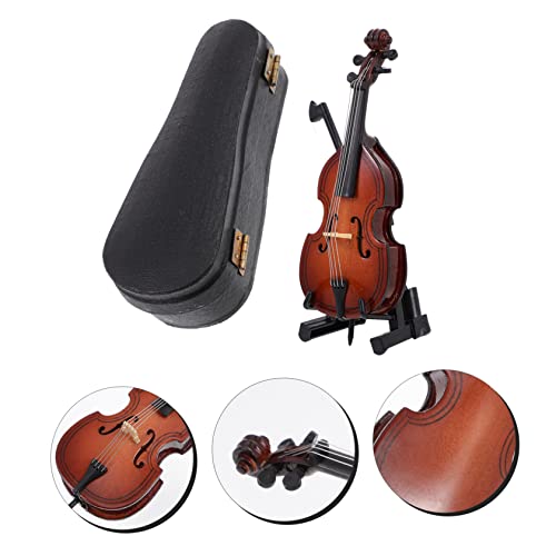 Hohopeti 1 Unidade Modelo De Violoncelo Decoração De Casa Baixo Mini Decoração Musical Decorações Pa