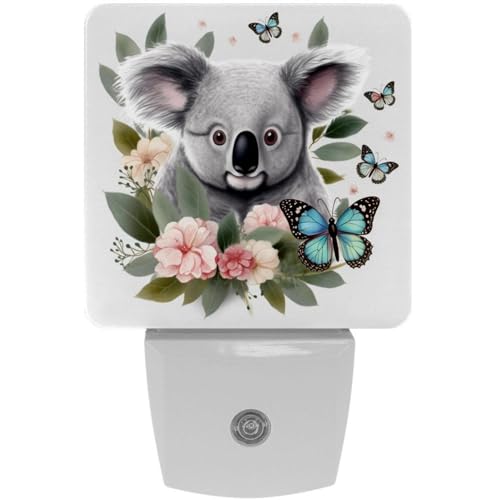 Lámpara de noche led con sensor Koala 7.6x7.6 cm miniatura 1