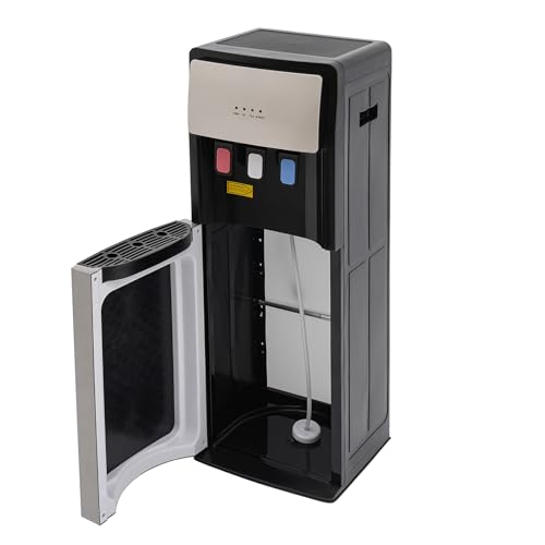 Bottom Loading Water Cooler Dispenser, hot and Cold Water Dispenser, 3 Temperature Settings, with Anti-Scalding Design, 500w Heating Power, 90w Cooling Power, LED Displays