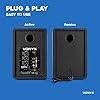 VONYX SMN50B Active Studio Monitors Pair - 140W Powered Recording Speakers for Professional Music Production, Mixing & Audio Playback, Black #5