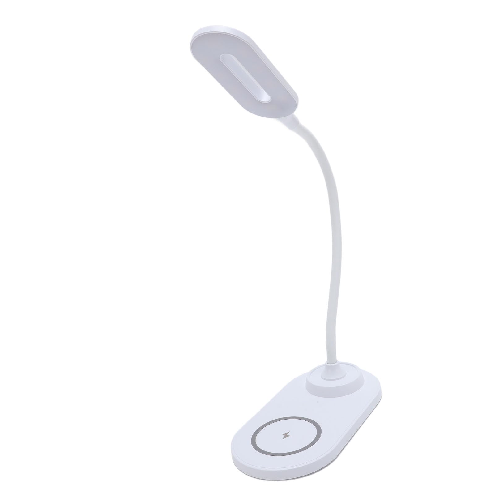 Lampa Biurkowa LED z ładowarką bezprzewodową, ładowanie (WHITE)