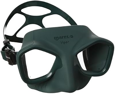 Mares Viper - Gafas de Buceo Unisex, Color Verde / Negro, Talla Adulto