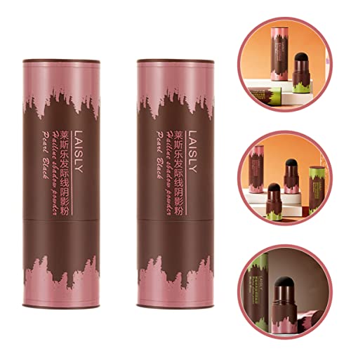 Lurrose 2 Peças para Preenchimento de Toque Instantaneamente Careca Linha Fina Linha Fina Perda de C