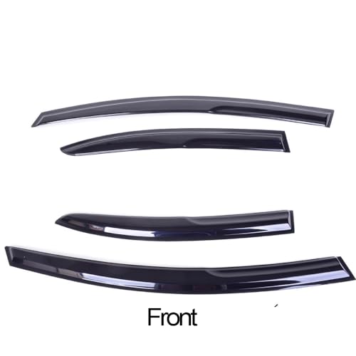 4PCS Rain Guards Side Window Visor Vent Outside Mount Fits for Honda Accord 2013 2014 2015 2016 2017 4 Door Sedan by Bocarmo - Used condition - Image 6