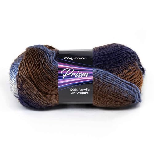 Image of Mary Maxim Prism Yarn, Acrylic Multicolor DK Yarn, 290 Yards, Lakeside | Ombre Yarn, 3 Weight, Machine Wash, For Knitting and Crochet, Create Baby Items, Blankets, Afghans, Clothing Variegated Yarn