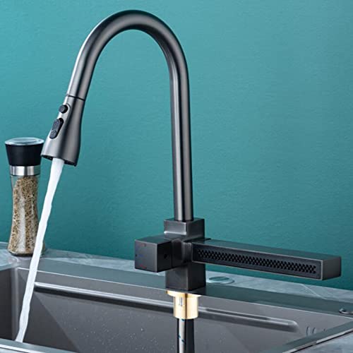 Robinets de cuisine avec douchette extractible eau chaude et froide - 7