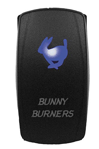 DragonFire Laser Etched LED Switch Bunny Burner On/Off w/Blue LED (521389)
