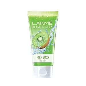 Lakme Blush & Glow Refreshing Kiwi Facewash, with Vitamin C Serum & Fruit extracts, 100g