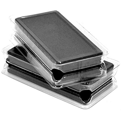 Excelmark A-1539 Self-Inking Stamp Replacement Pad 2-Pack - Black #TOP1