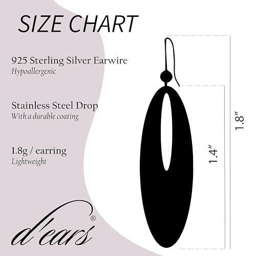 Candelabra Heidi Pinkerton Earrings by d'ears Non-Tarnish Sterling Silver French Hook Ear Wire2