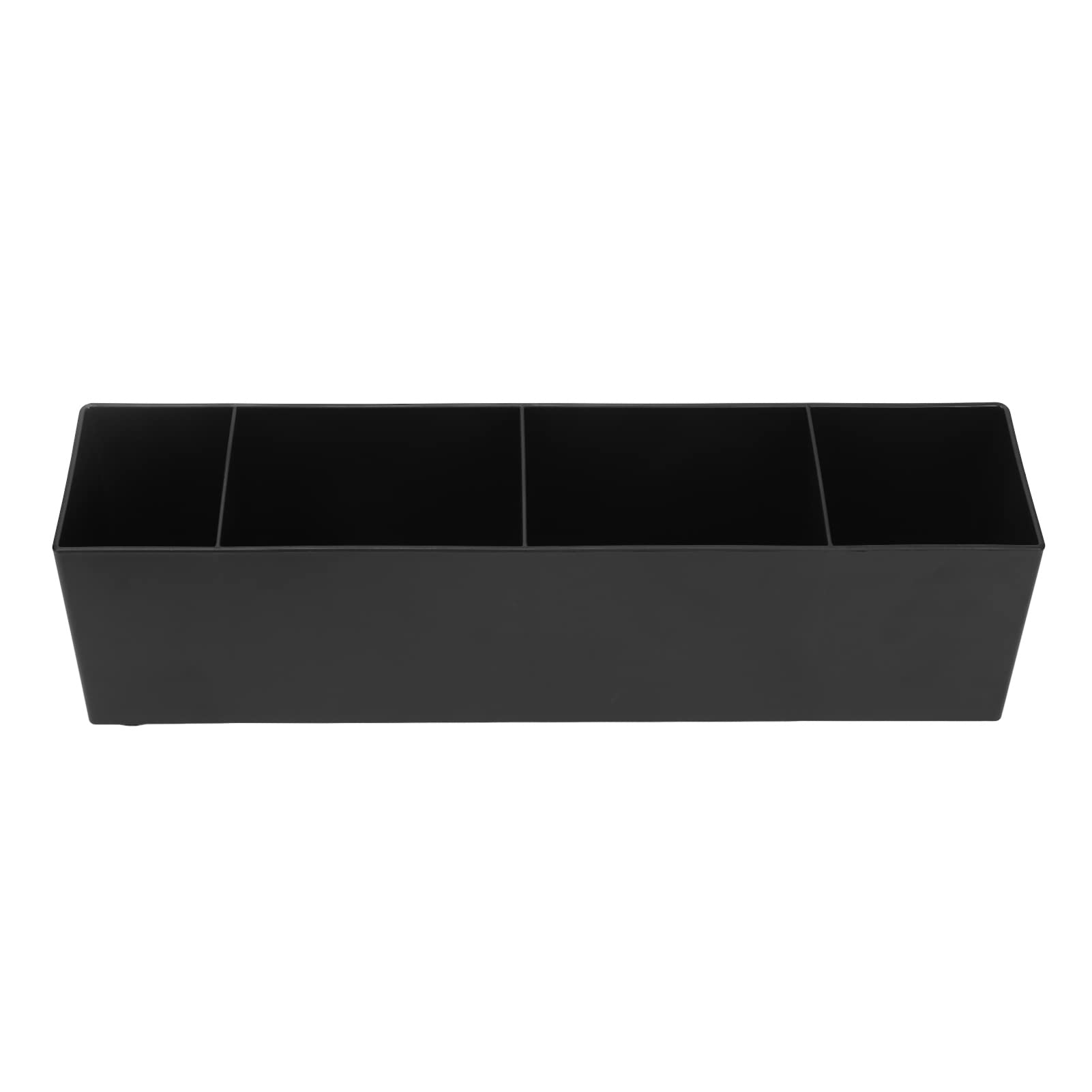 Organisateur de fournitures de rasage, boîte de rangement compartimentée antidérapante de grande capacité pour salle de bain
