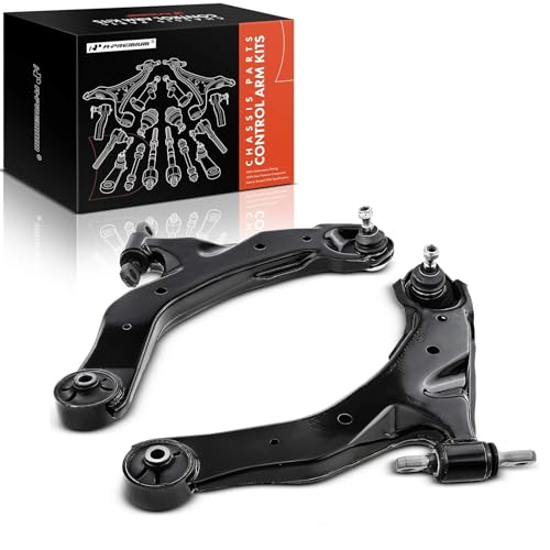 A-Premium 2 x Front Lower Control Arm, with Ball Joint & Bushing, Compatible with Hyundai Tiburon 2003-2008, Kia Spectra 2004-2009, Spectra5 2005-2009 by A-Premium - Used condition - US$68.79