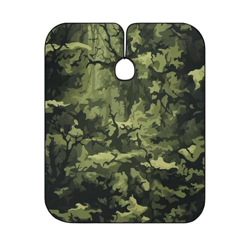 Capa de peluquería camuflaje Camo Woodland miniatura 6