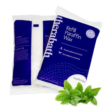 Therabath Paraffin Wax Refill - Thermotherapy - For Hands, Feet, Body - Deeply Hydrates & Protects - Made in USA, 6 lb. Wintergreen Cover