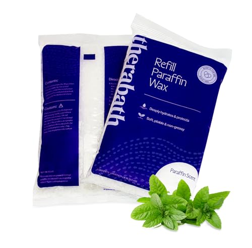 Therabath Refil de cera de parafina - Termoterapia - Para mãos, pés, corpo - Hidrata profundamente e