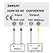 dkplnt 30A 360W 12v Golf Cart 48V 36V to 12V Converter Voltage Regulator Golf Cart Voltage Converter Waterproof