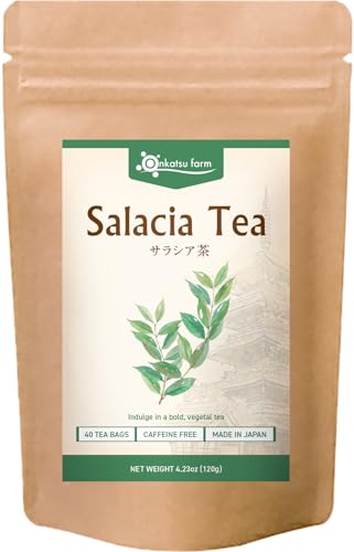 Onkatsu Frarm Salacia Tea Bags 40 Count Teabags Japanese Tea Caffeine Free