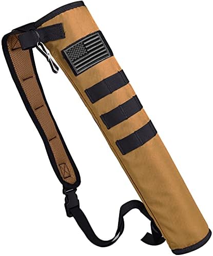 KRATARC Archery Lightweight Back Arrow Quiver Dual Use Foldable Compact Hip Arrows Bag with Molle System Hanged for Target Shooting KRATARC Archery Lightweight Back Arrow Quiver Dual Use Foldable Compact Hip Arrows Bag with Molle System Hanged for Target Shooting