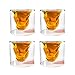 Transparent Crystal Skull Shot Glass Set (4 pcs)