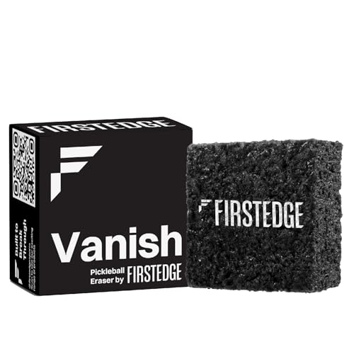Image of Vanish Pickleball Paddle Eraser - Removes Ball Marks and Dirt from Carbon Fiber & Textured Paddles | No Mess Cleaning Tool for Paddle Maintenance | 2 inch x 2 inch x 1 inch