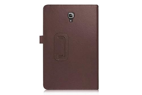 Generic Slim Folding Folio Stand Case for Samsung Galaxy Tab S4 10.5 inch 2018 (SM-T830 SM-T835 T837), Lightweight Magnetic Closure PU Leather Flip Shockproof Auto Wake/Sleep Smart Cover Brown