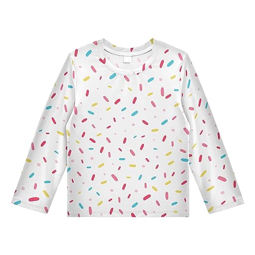 Image of CaTaKu Boys Swim Shirt Long Sleeve Rash Guard for Boys Toddler Rashguard Water Sun Shirt UPF+ 50 Swimwear