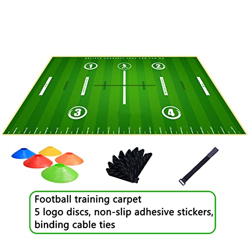 Couverture de football pour salon avec accessoires de sport à la maison