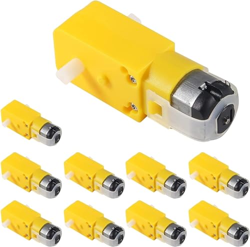 Moteur électrique CC 3V-6V à engrenage pour animer vos projets de voiture intelligente