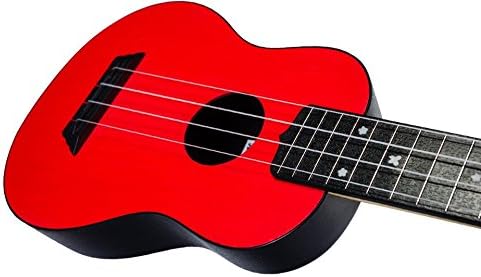 Flight, 4-String Travel Series Soprano Ukulele, Red (TUS-35RD)