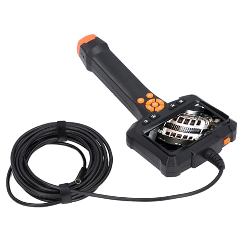4.3in Lens Inspection Camera Lens Endoscope with 8 Adjustable LEDs for Car Home Repair (10m / 32.81ft)