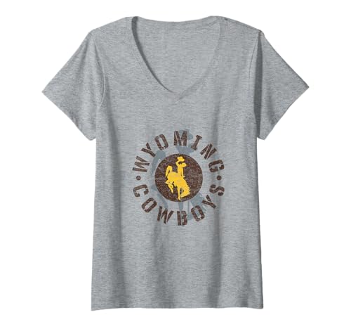 Womens University of Wyoming Roundup | Wyoming Cowboys V-Neck T-Shirt