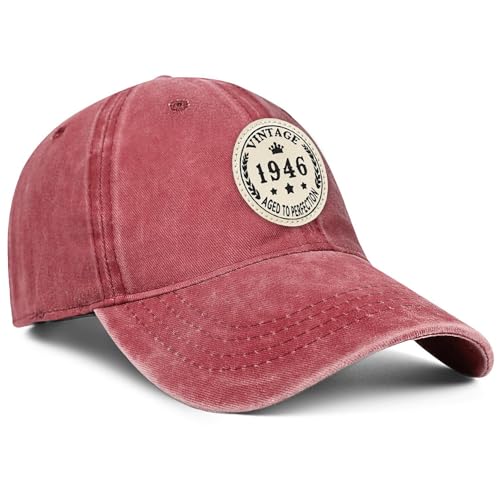 Image of 80th Birthday Gifts 80 Year Old Gifts Ideas for Men Women It Took Me 80 Years to Look This Good Hat Washed Cotton Hat