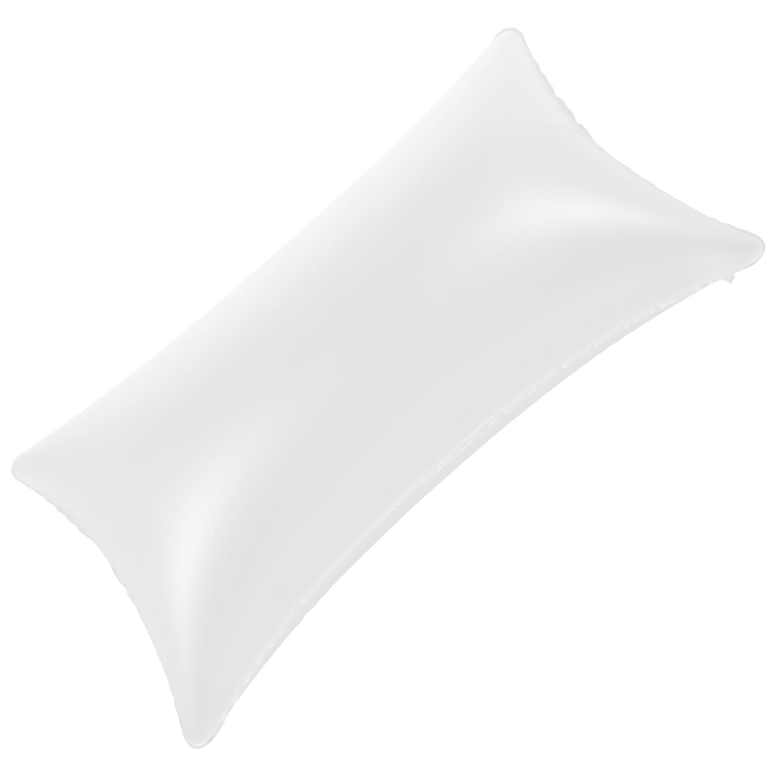 Cuscino Gonfiabile da Campeggio in Pvc Leggero, Supporto Testa e Vita | Design Trasparente, Pieghevole e Portatile, Adatto per Giardino e Cucina, per Riposo e Sostegno Quotidiano