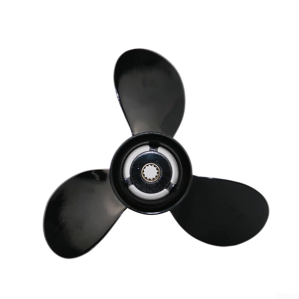12 Denti Alluminio Elica 8.9 D x 8.5 P per Mercury 8HP 9.9HP Per Tohatsu 8HP 9.8HP Per Nissan 8HP 9.8HP Motori Fuoribordo