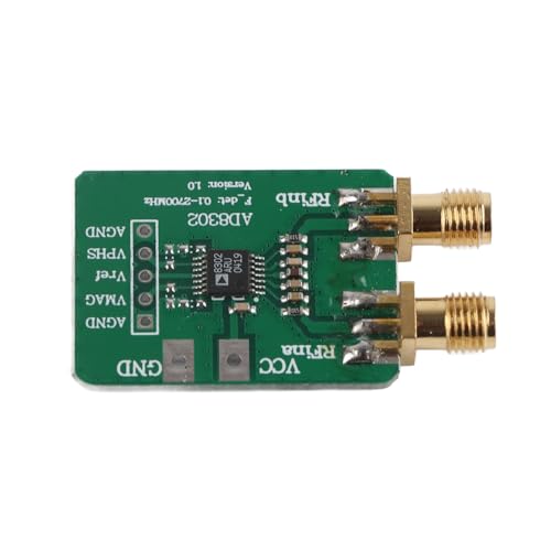 Haofy AD8302 Analysemodul für Phasenerkennung, Logarithmischer Dual-Demodulationsverstärker, 2,7-GHz-Frequenzbereich
