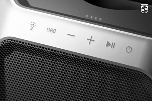 Philips X7207 Bluetooth Party Cube Speaker With 360° Party Lights - Link Up To 50 Speakers, Black #TOP6