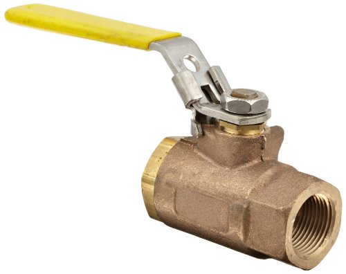 Dixon BBLV75 Brass Ball Valve, Locking Handle, 3/4" NPT Female