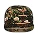 JKDGOJ Garden Fountain with Roses Adult Printed Baseball Cap, Suitable for All Seasons, Classic Adjustable Size